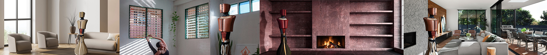 Wabi sabi living room interior. Interior mockup